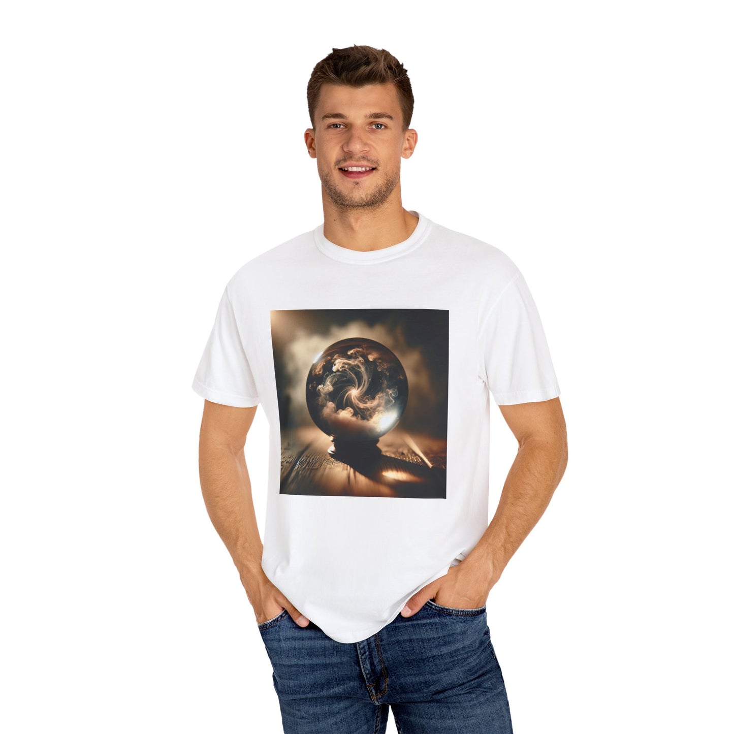 Enchanted Glimpse: Mystical Visions Swirling Within T-Shirt