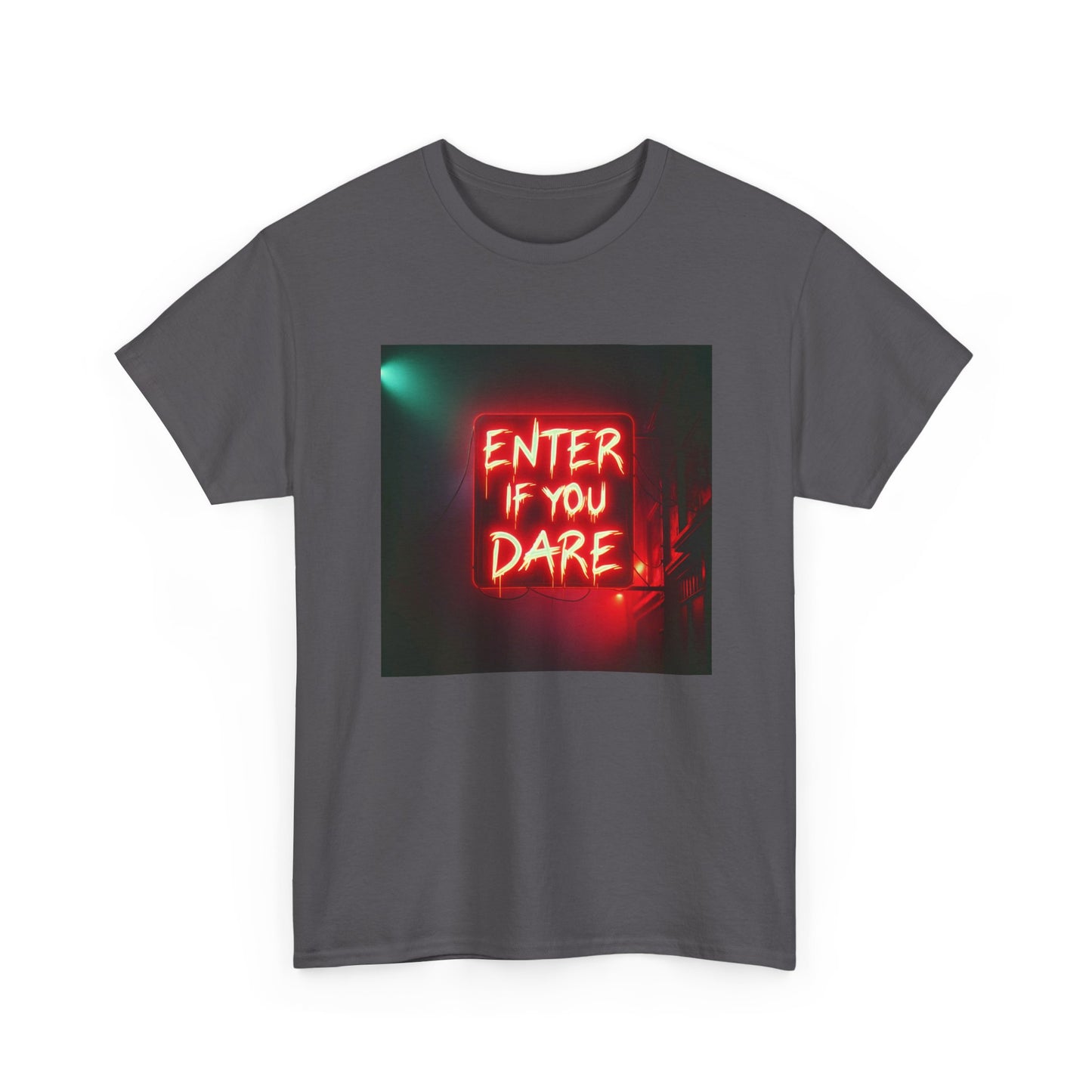 Dare to Enter: Neon Nightmare Awaits You T-Shirt