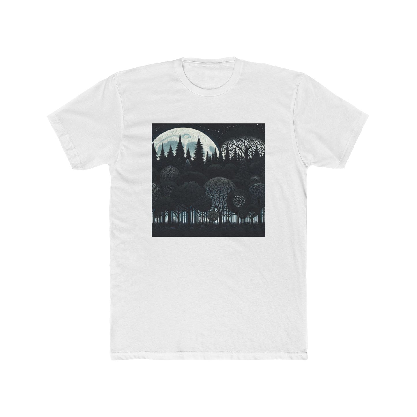 Moonlit Enchantment: Shadows of the Forest T-Shirt