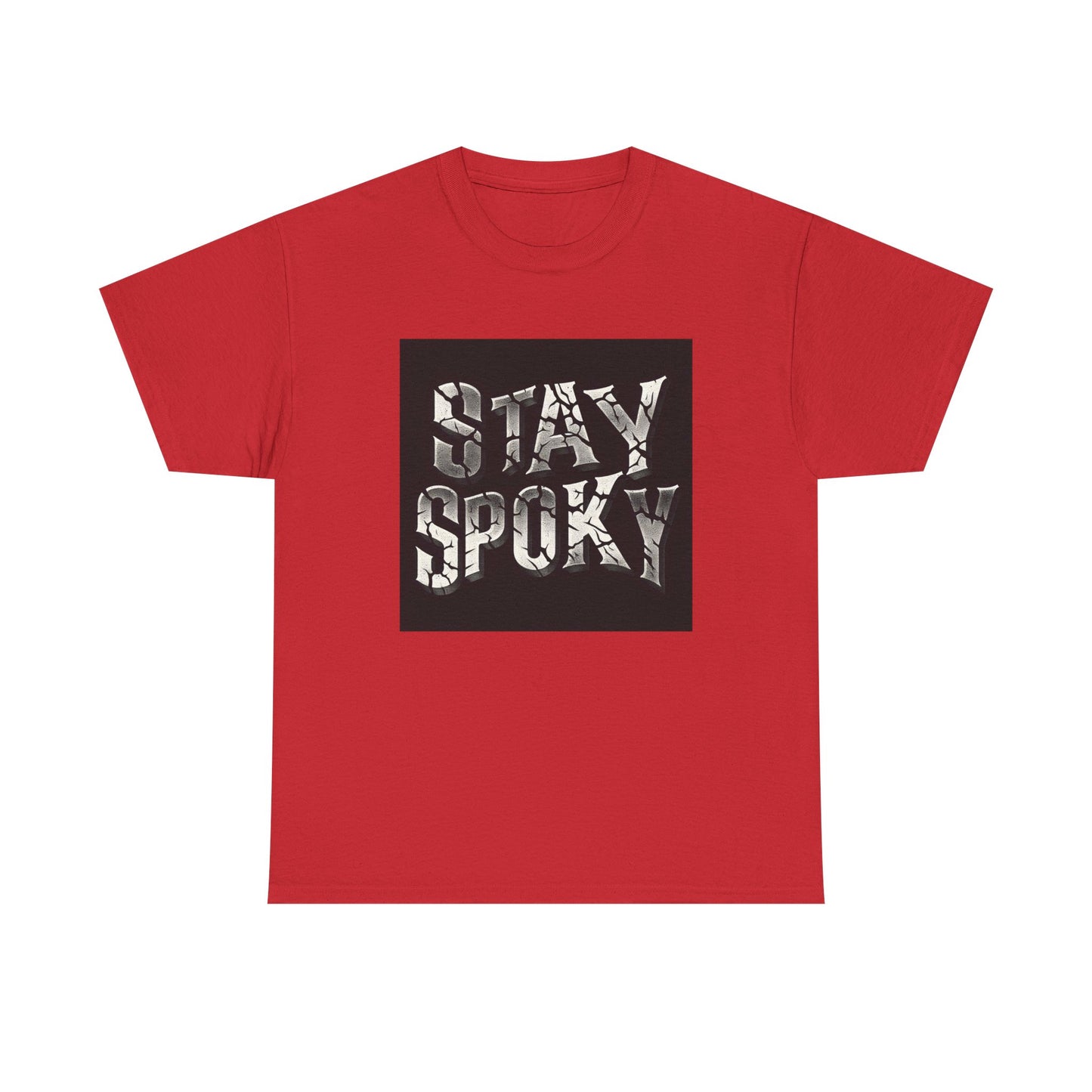 Stay Spooky: Cracked Stone Vibes in Style! T-Shirt