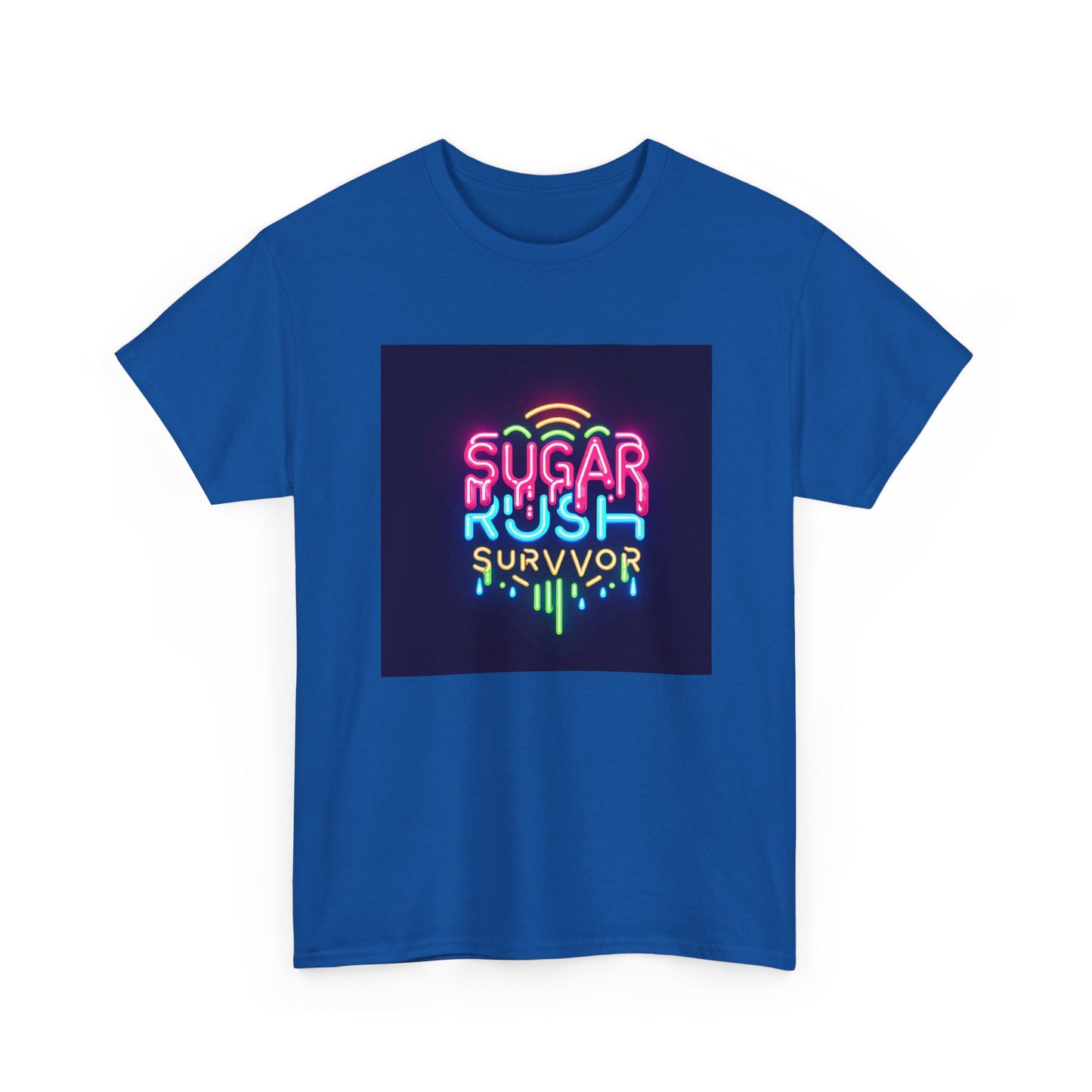 Neon Drip: Triumph of a Sugar Rush Survivor! T-Shirt