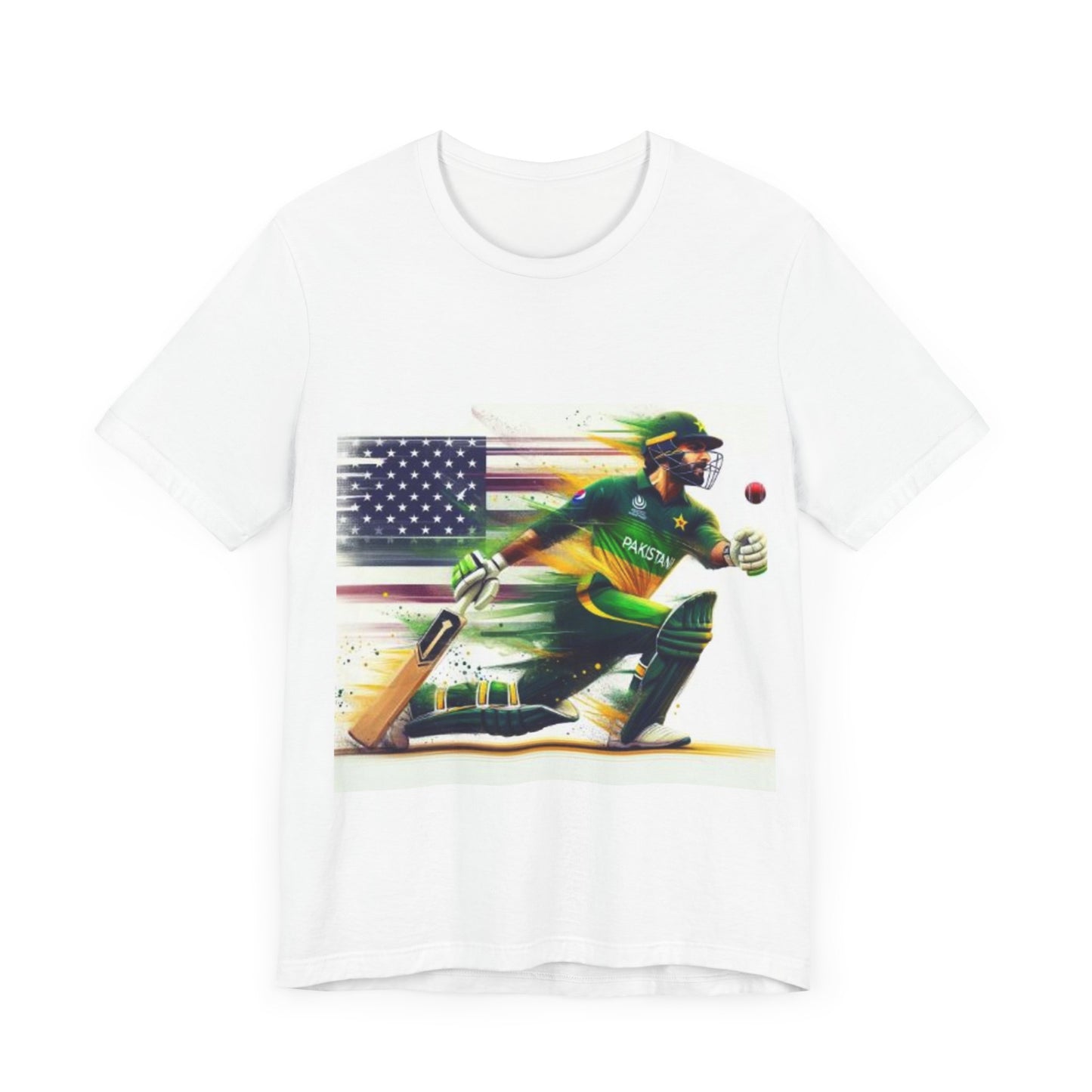 Cricket USA World Cup Pakistan Team Design Unisex Jersey Short Sleeve Tee