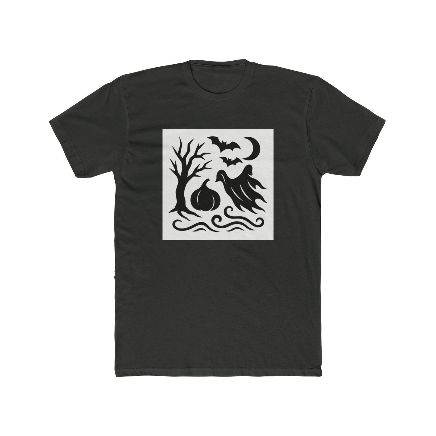 Cotton Tee Halloween Spooky Design