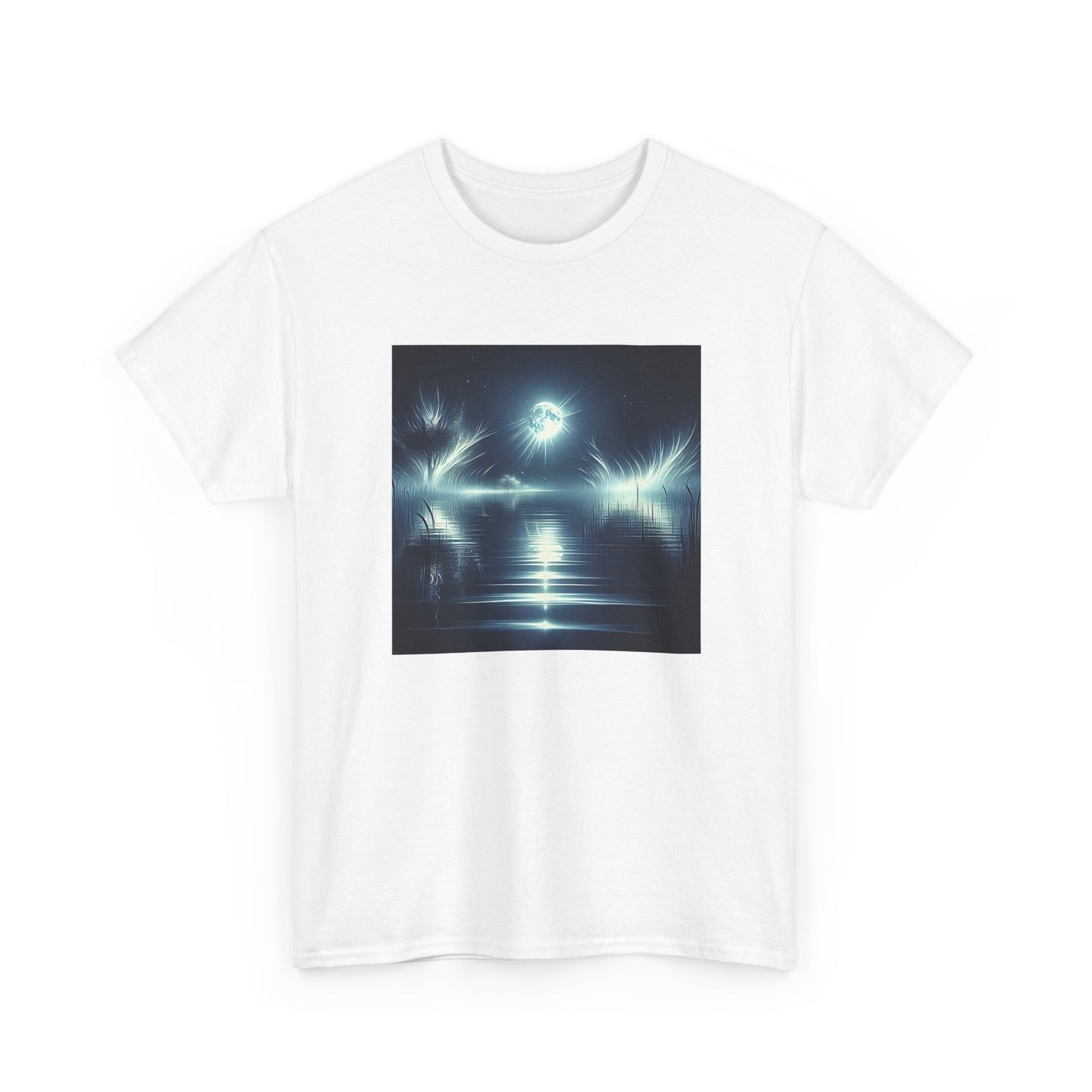 Ghostly Gleams: Moonlit Magic on Midnight Waves T-Shirt