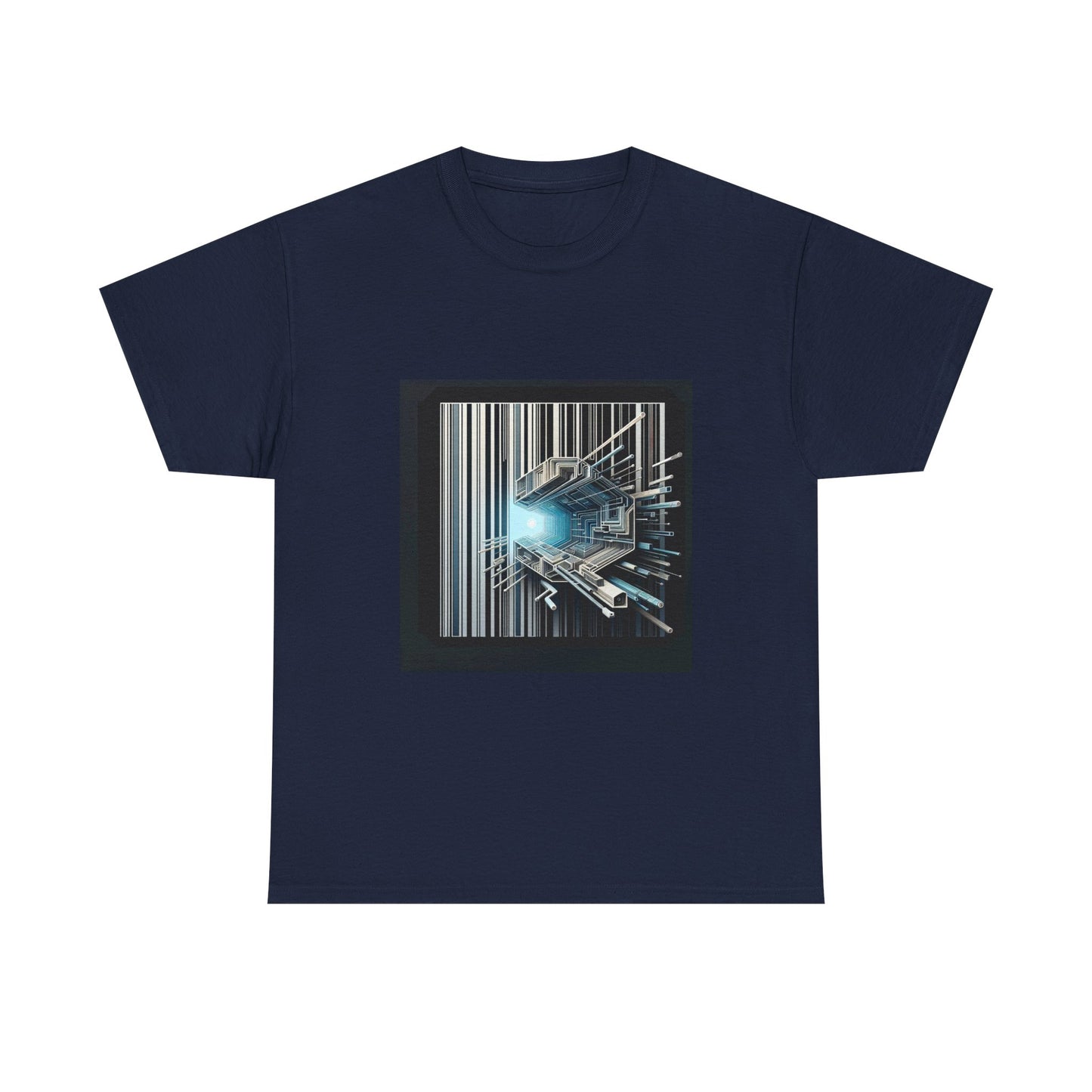 Decode the Future: Hidden Truth in Stripes T-Shirt