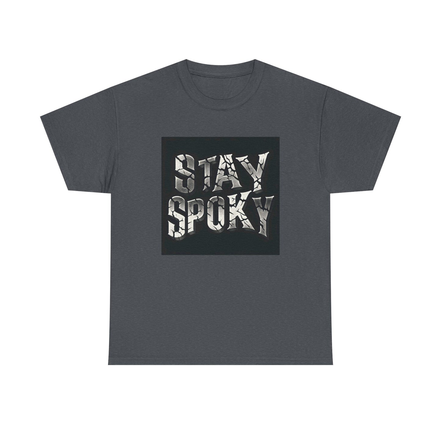 Stay Spooky: Cracked Stone Vibes in Style! T-Shirt