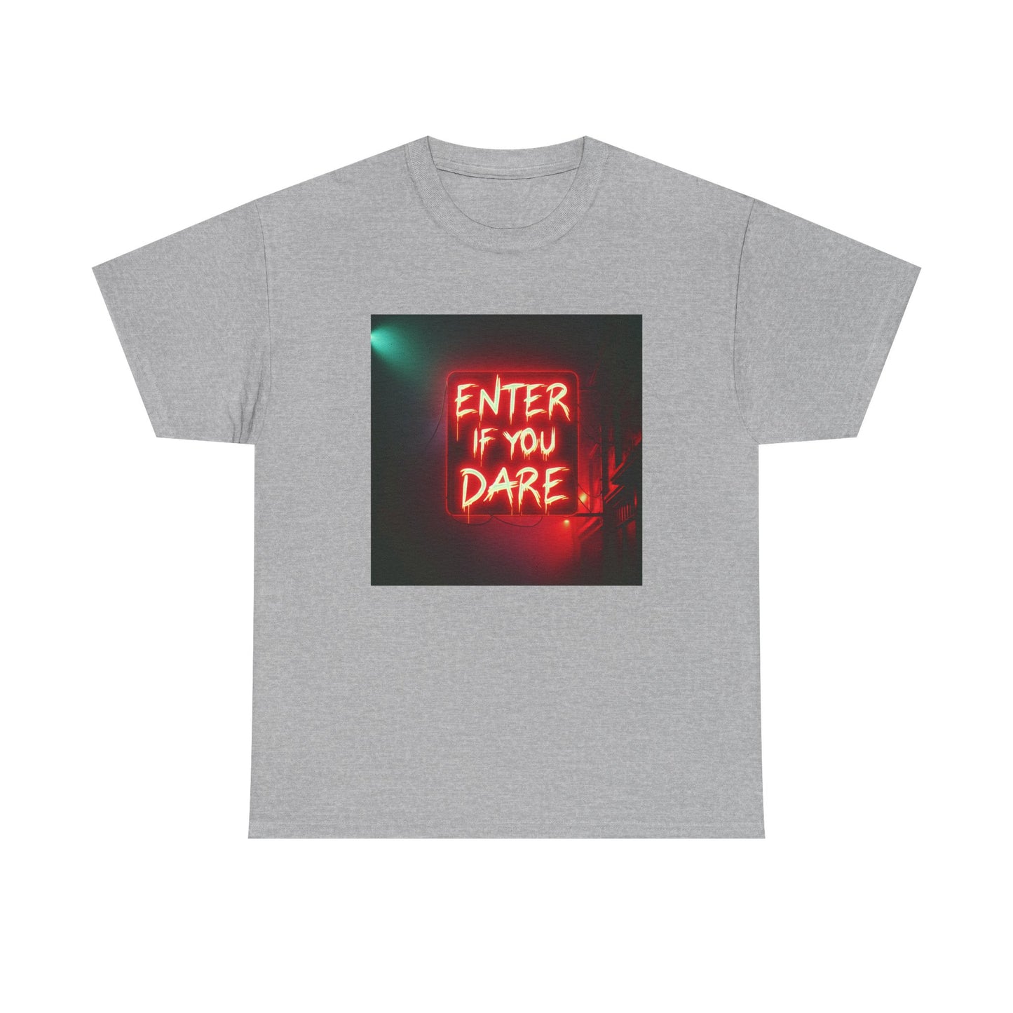Dare to Enter: Neon Nightmare Awaits You T-Shirt