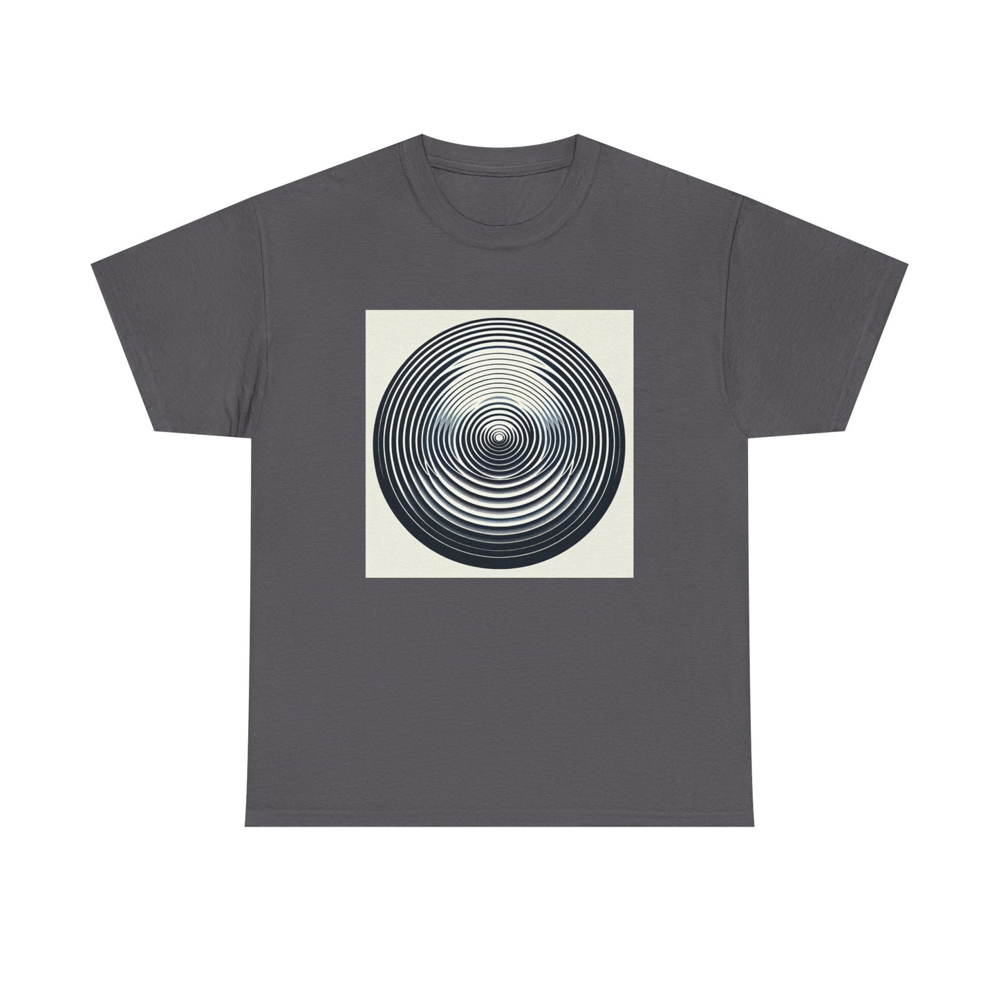 Depth Defying: Dive into the Concentric Illusion T-Shirt