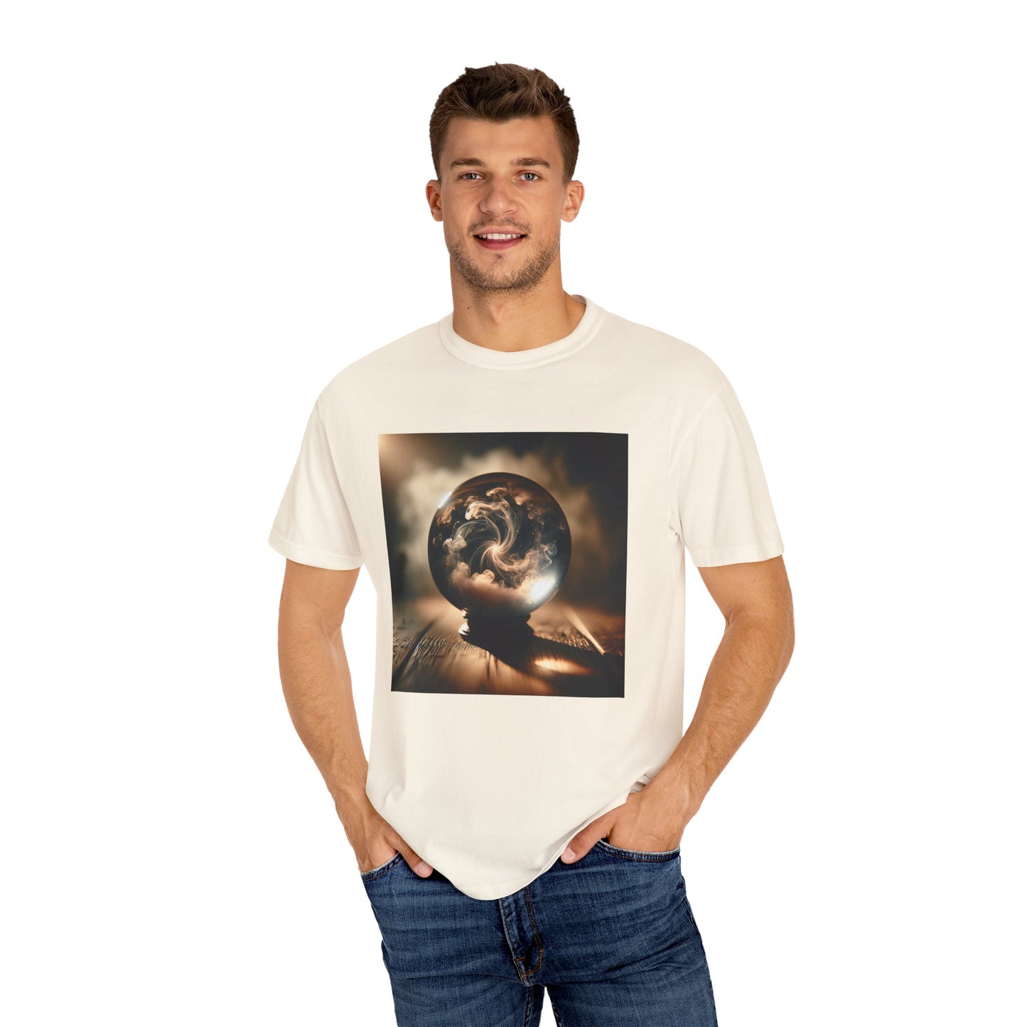 Enchanted Glimpse: Mystical Visions Swirling Within T-Shirt