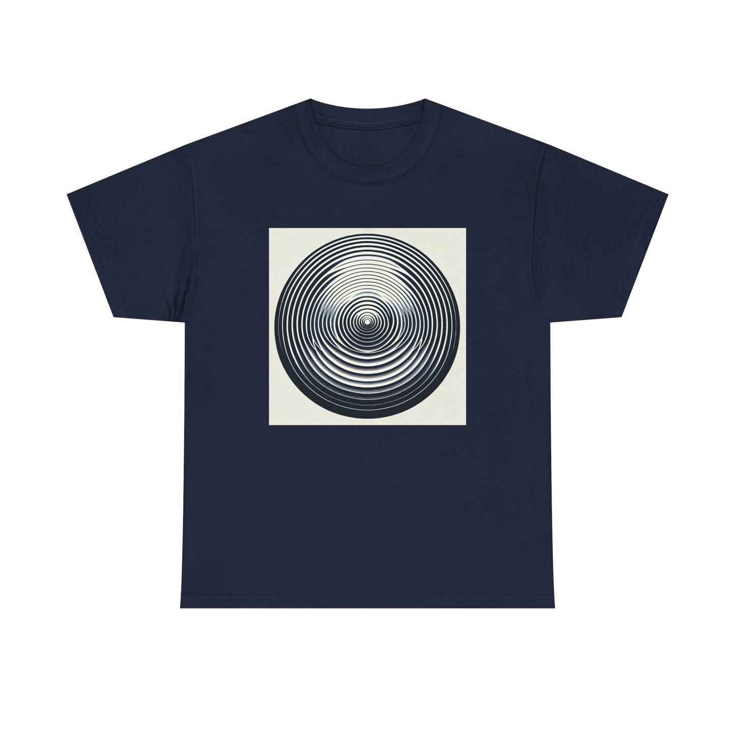 Depth Defying: Dive into the Concentric Illusion T-Shirt