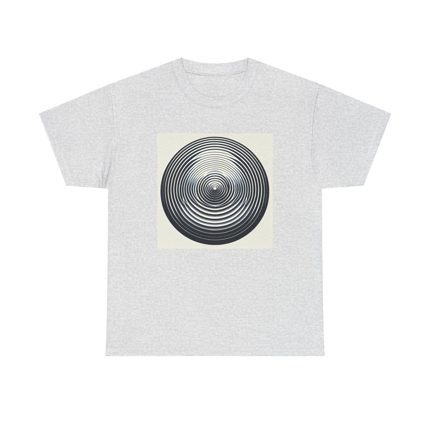 Depth Defying: Dive into the Concentric Illusion T-Shirt