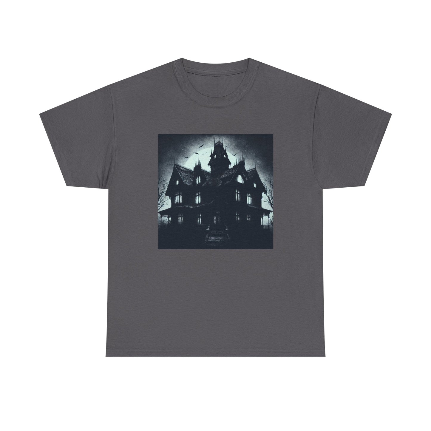 Haunted Glow: Eerie Lights in the Gloom T-Shirt