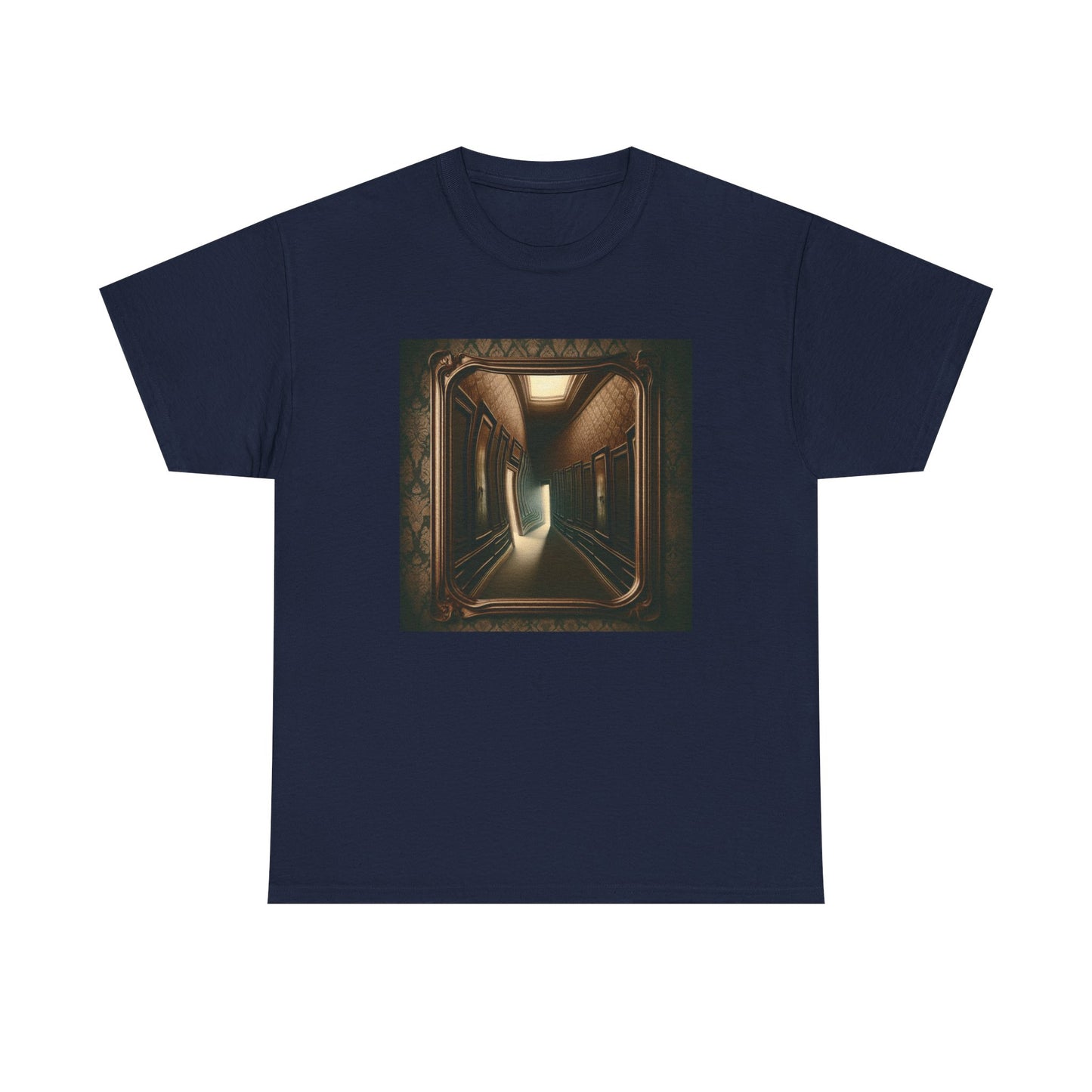 Echoes of Emptiness: Hallway Illusion Tee T-Shirt