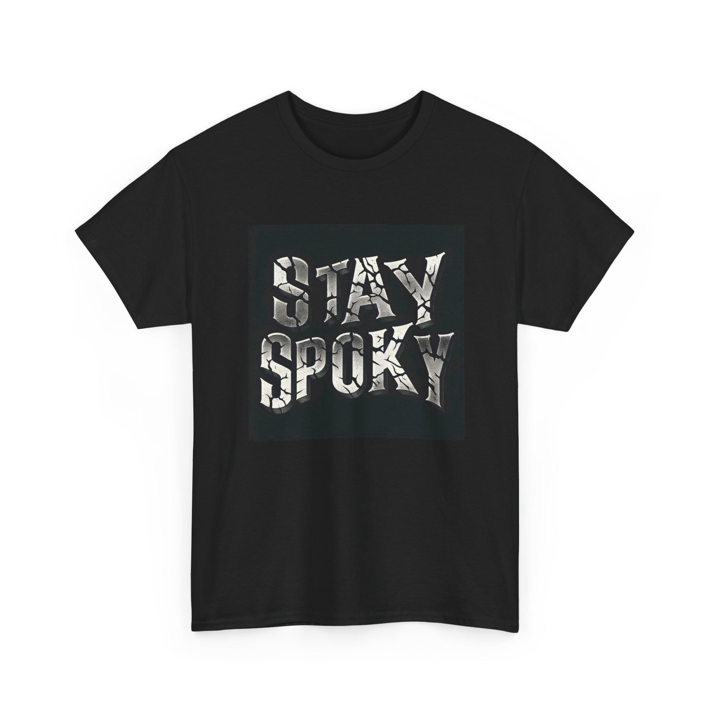 Stay Spooky: Cracked Stone Vibes in Style! T-Shirt