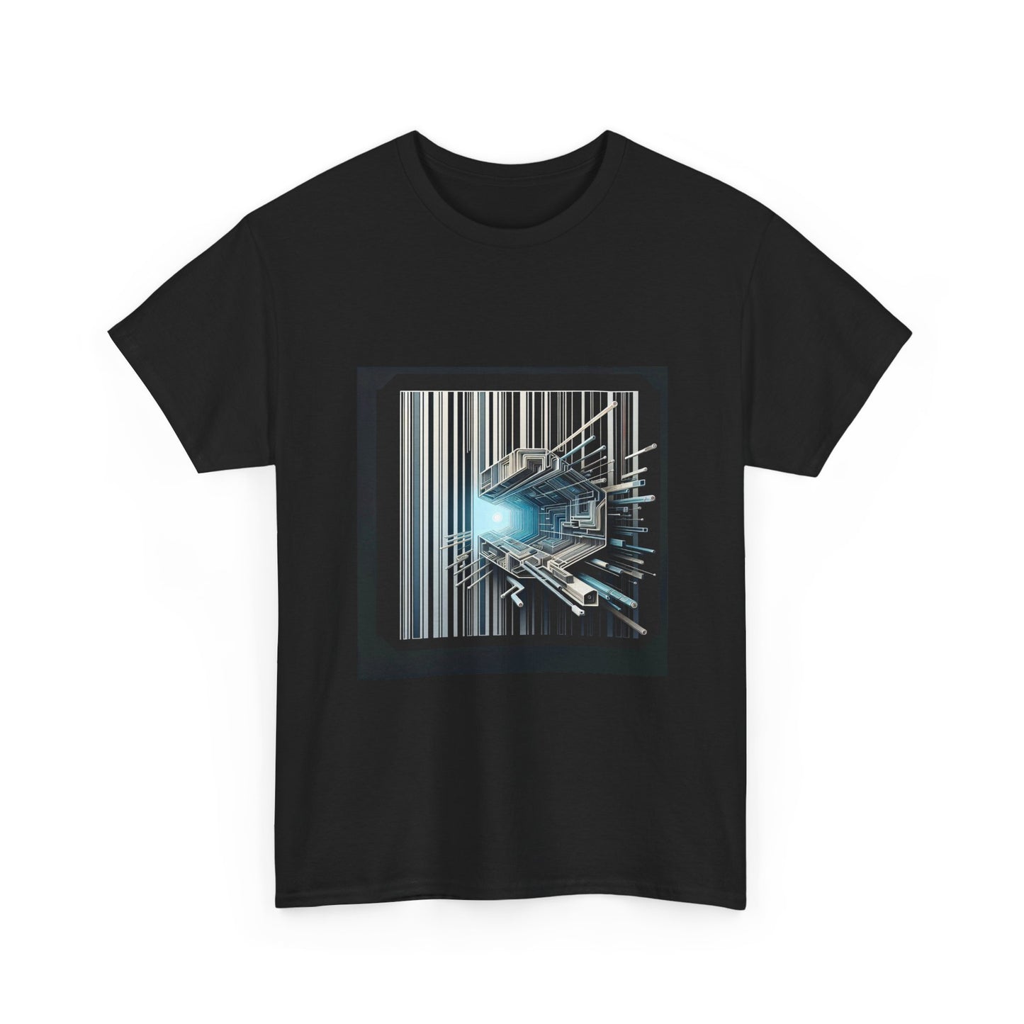 Decode the Future: Hidden Truth in Stripes T-Shirt