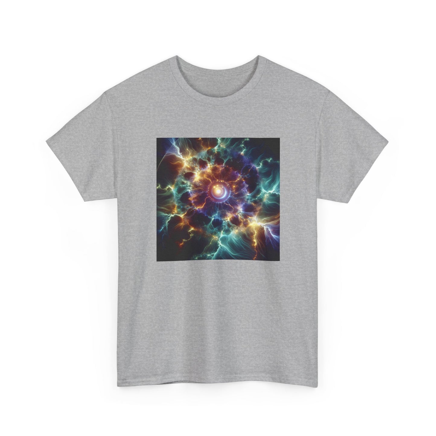 Radiant Fractures: Illuminate Your Style in Motion T-Shirt