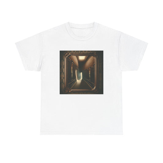 Echoes of Emptiness: Hallway Illusion Tee T-Shirt