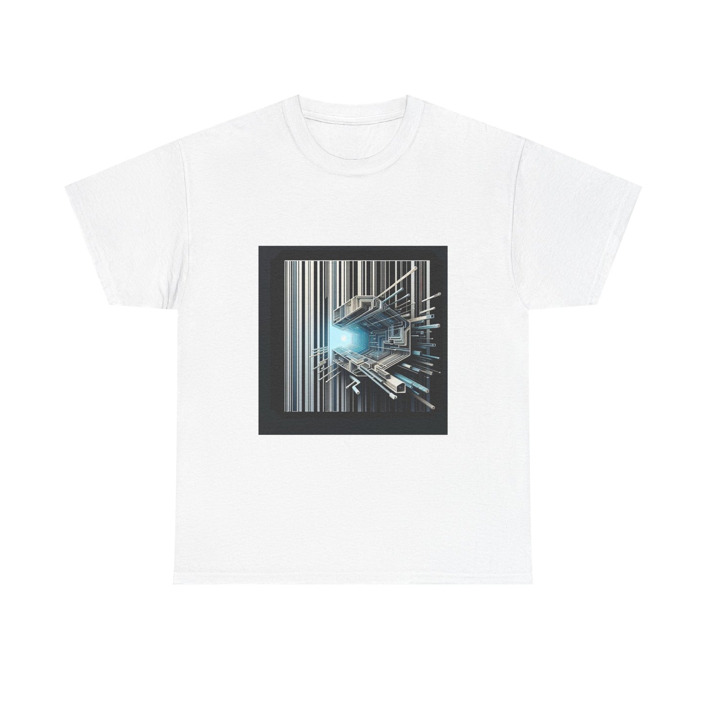 Decode the Future: Hidden Truth in Stripes T-Shirt