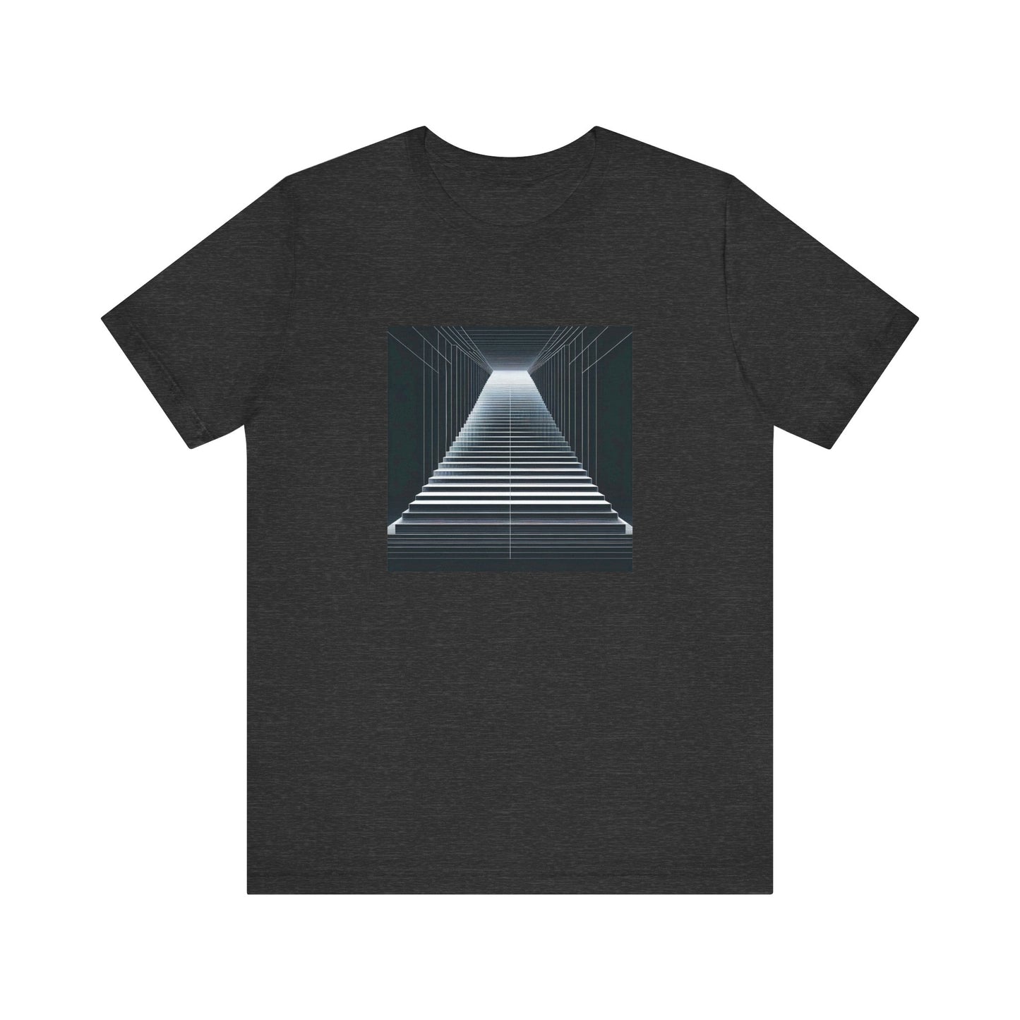 Steps into the Abyss: Vector Darkness Unveiled T-Shirt