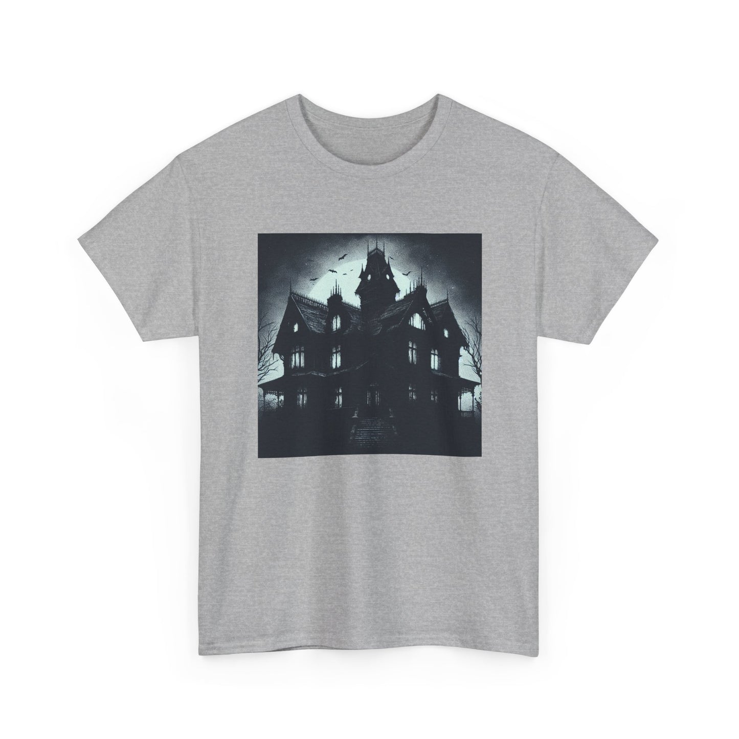 Haunted Glow: Eerie Lights in the Gloom T-Shirt