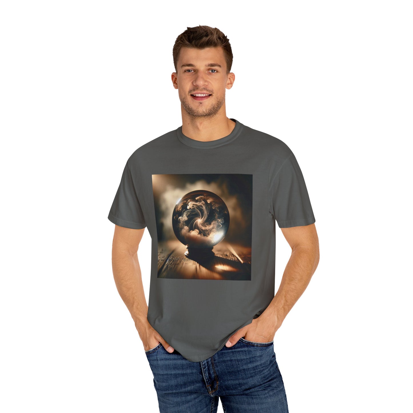 Enchanted Glimpse: Mystical Visions Swirling Within T-Shirt