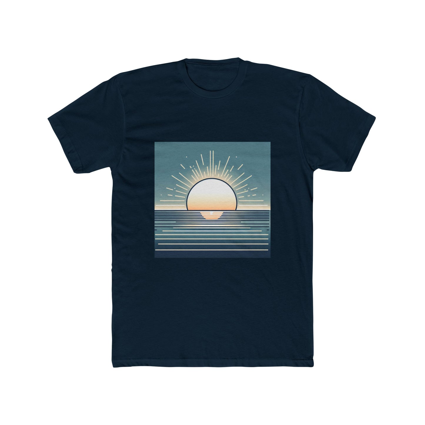 Rise & Shine: Vector Sunrise Horizon Tee T-Shirt