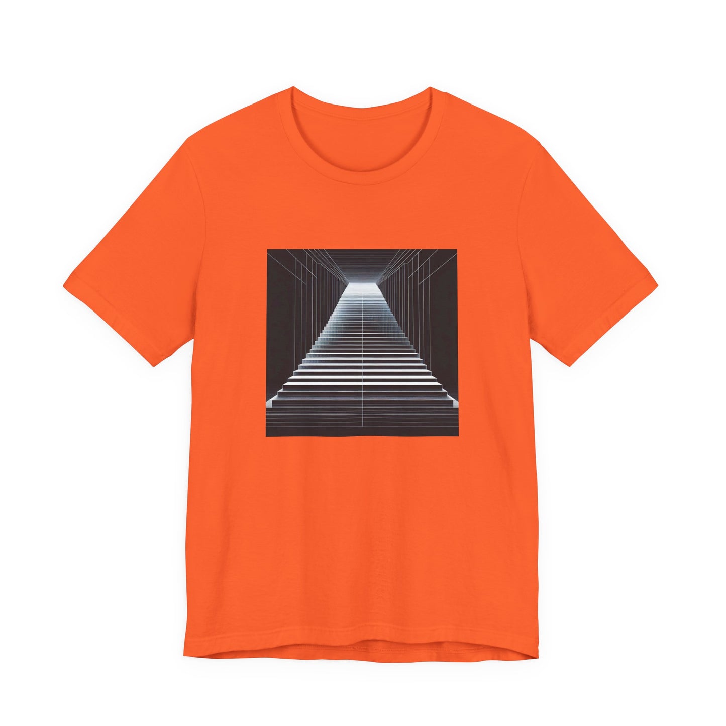 Steps into the Abyss: Vector Darkness Unveiled T-Shirt