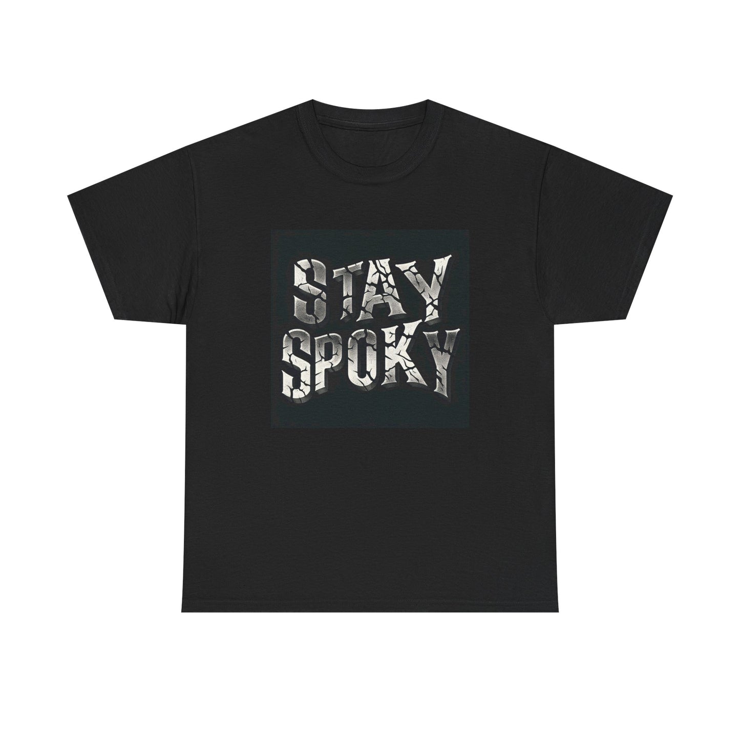 Stay Spooky: Cracked Stone Vibes in Style! T-Shirt