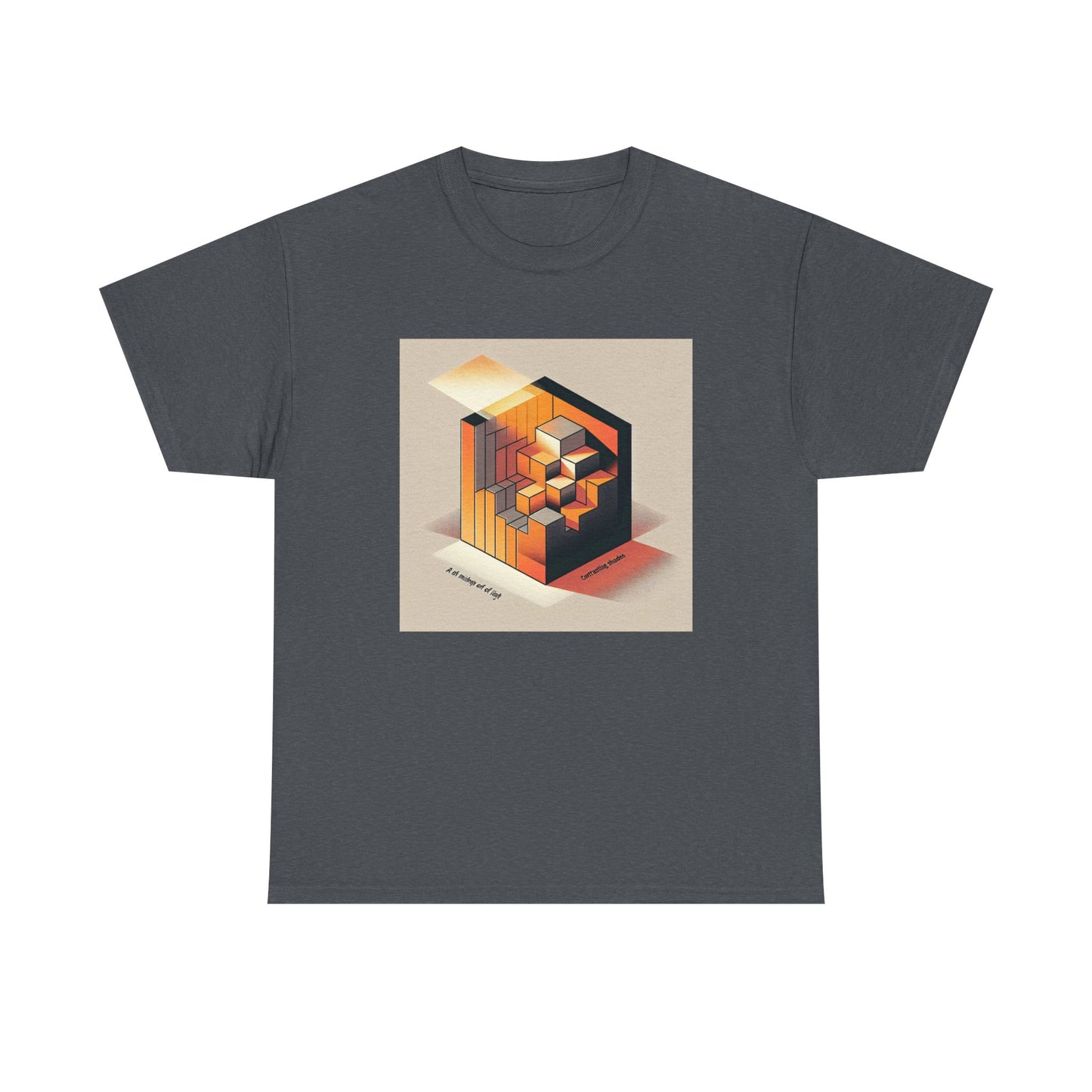 Step Up in Style: 3D Staircase Tee T-Shirt