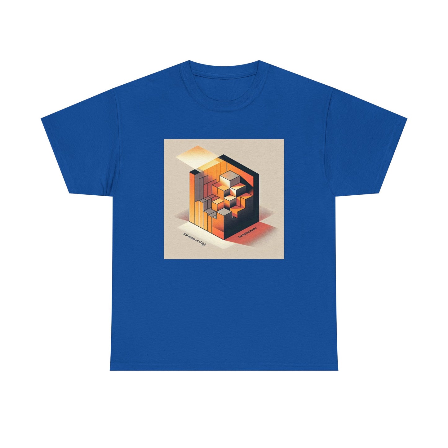Step Up in Style: 3D Staircase Tee T-Shirt