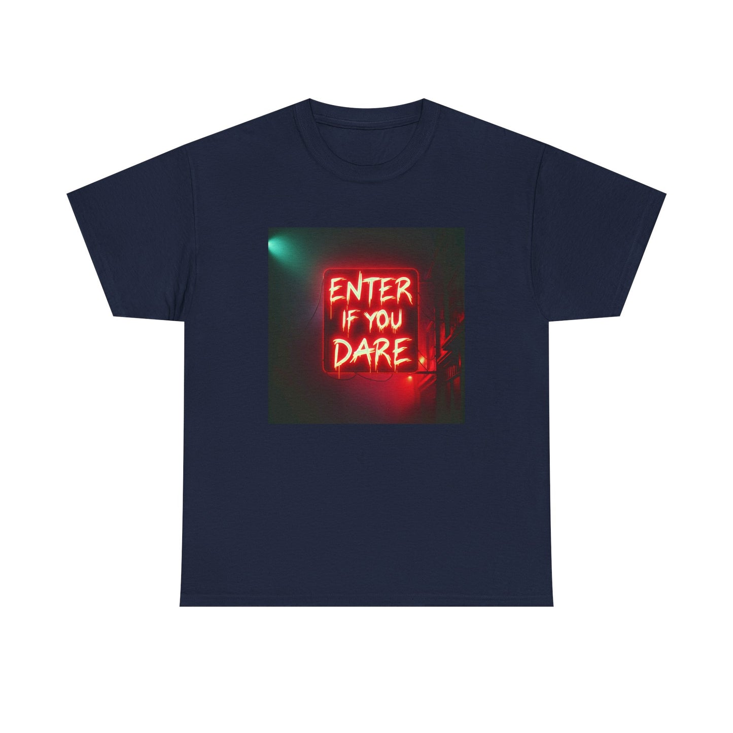 Dare to Enter: Neon Nightmare Awaits You T-Shirt