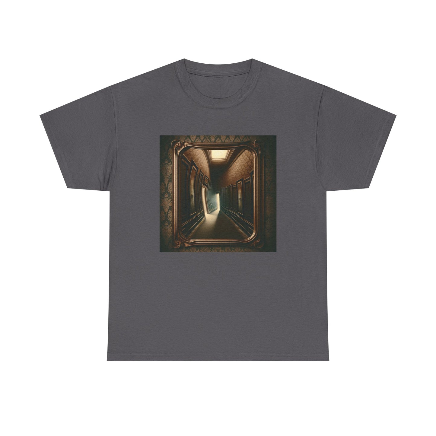Echoes of Emptiness: Hallway Illusion Tee T-Shirt