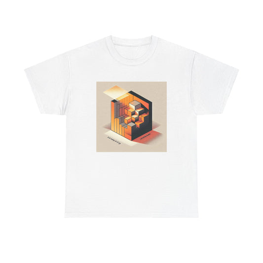 Step Up in Style: 3D Staircase Tee T-Shirt