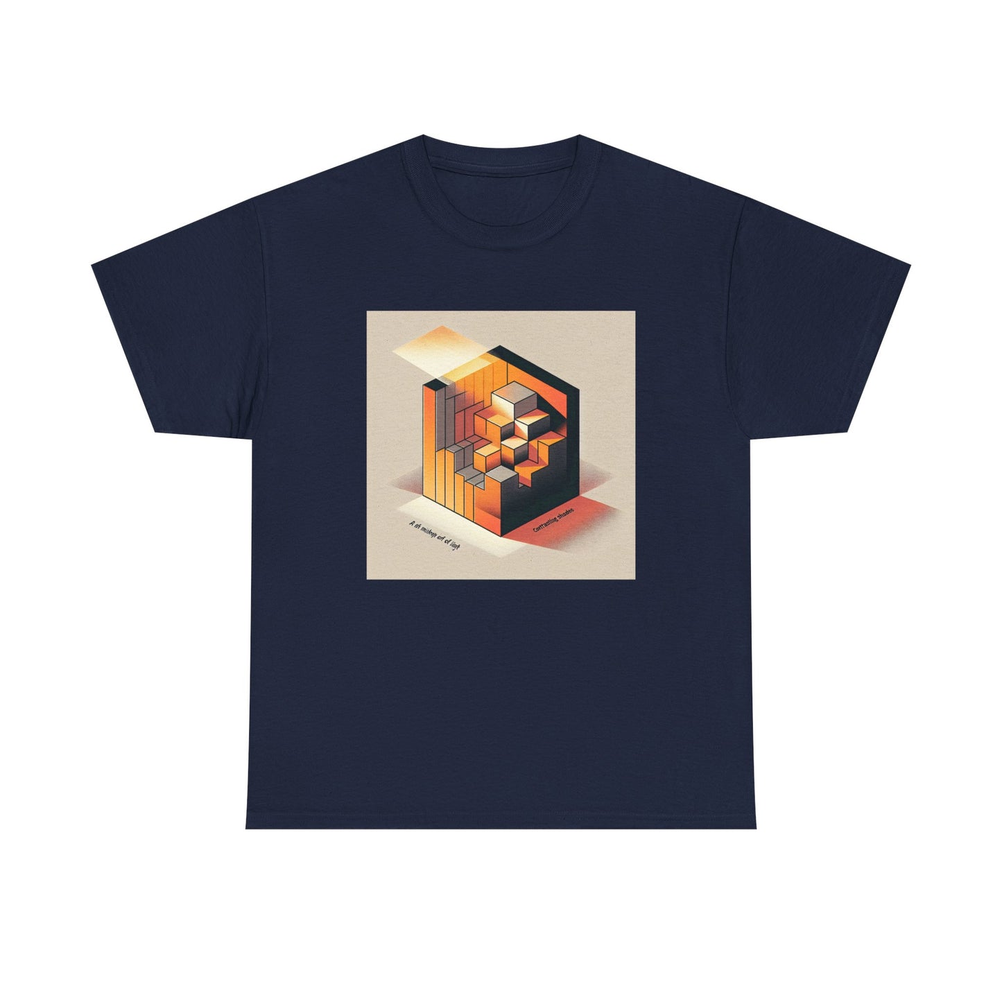 Step Up in Style: 3D Staircase Tee T-Shirt