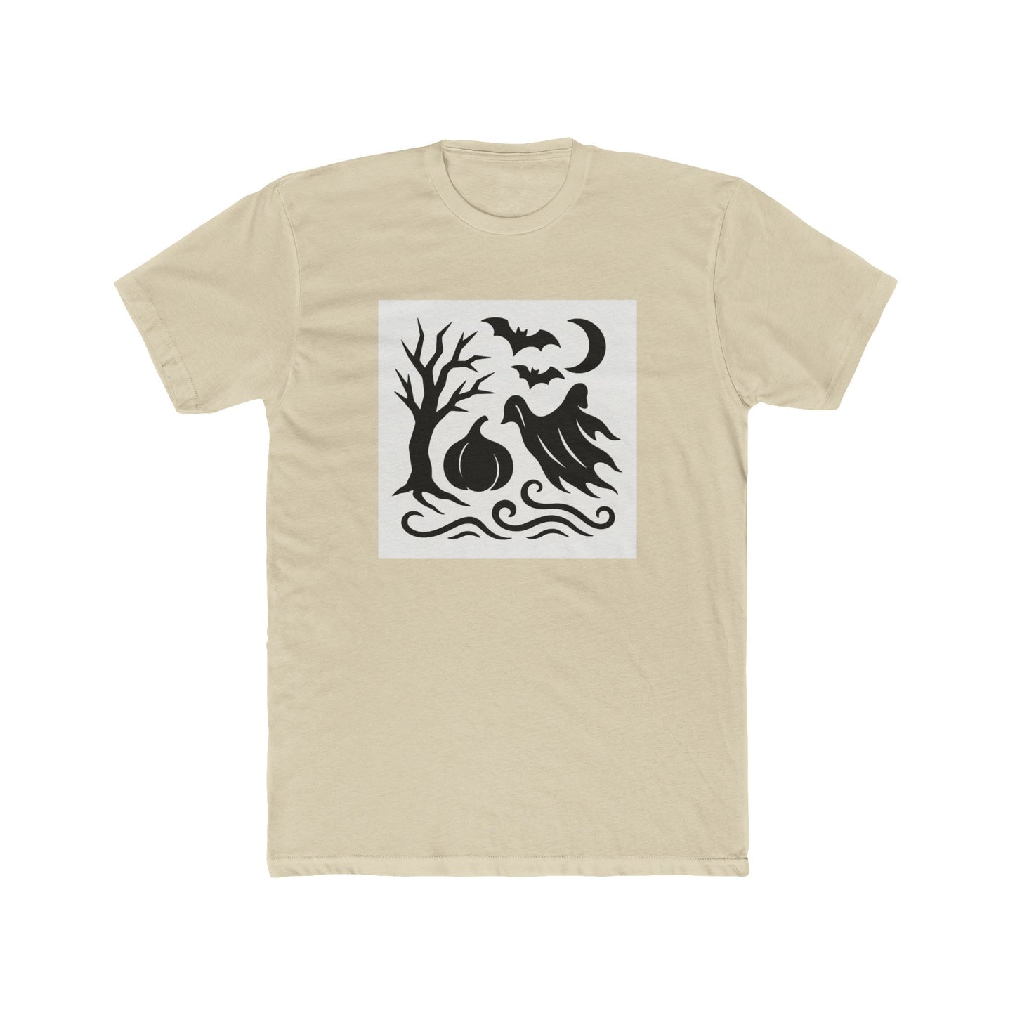 Cotton Tee Halloween Spooky Design