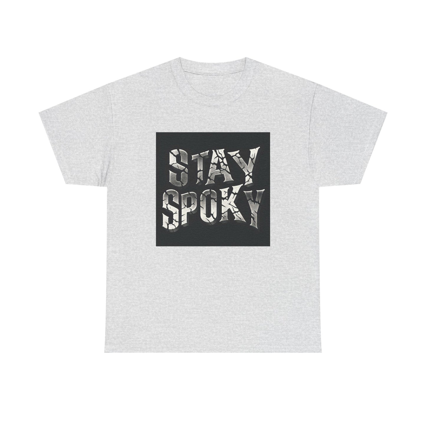 Stay Spooky: Cracked Stone Vibes in Style! T-Shirt