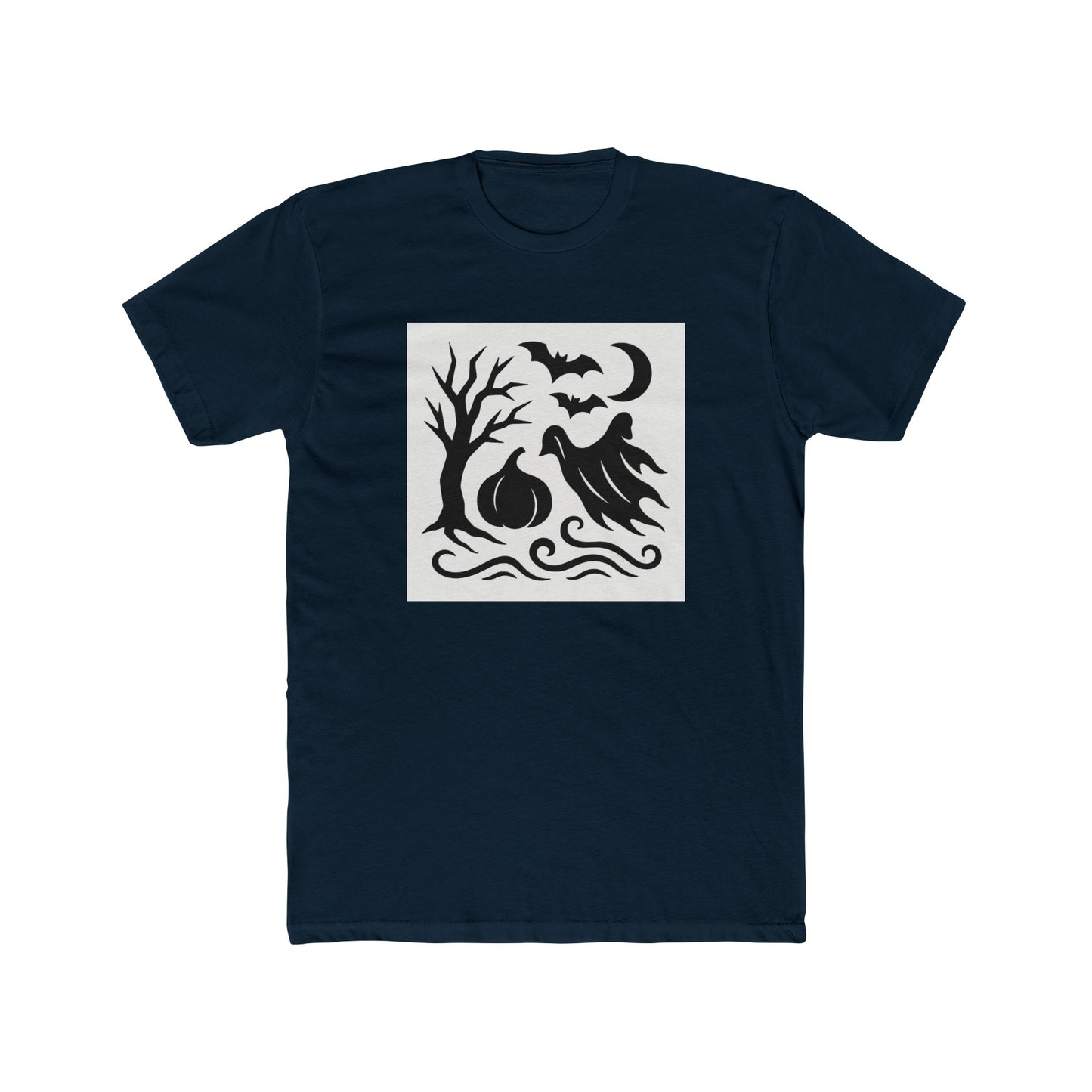 Cotton Tee Halloween Spooky Design
