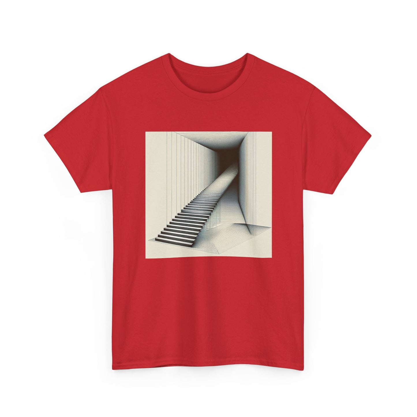 Steps into Shadows: Vector Voyage in Darkness T-Shirt