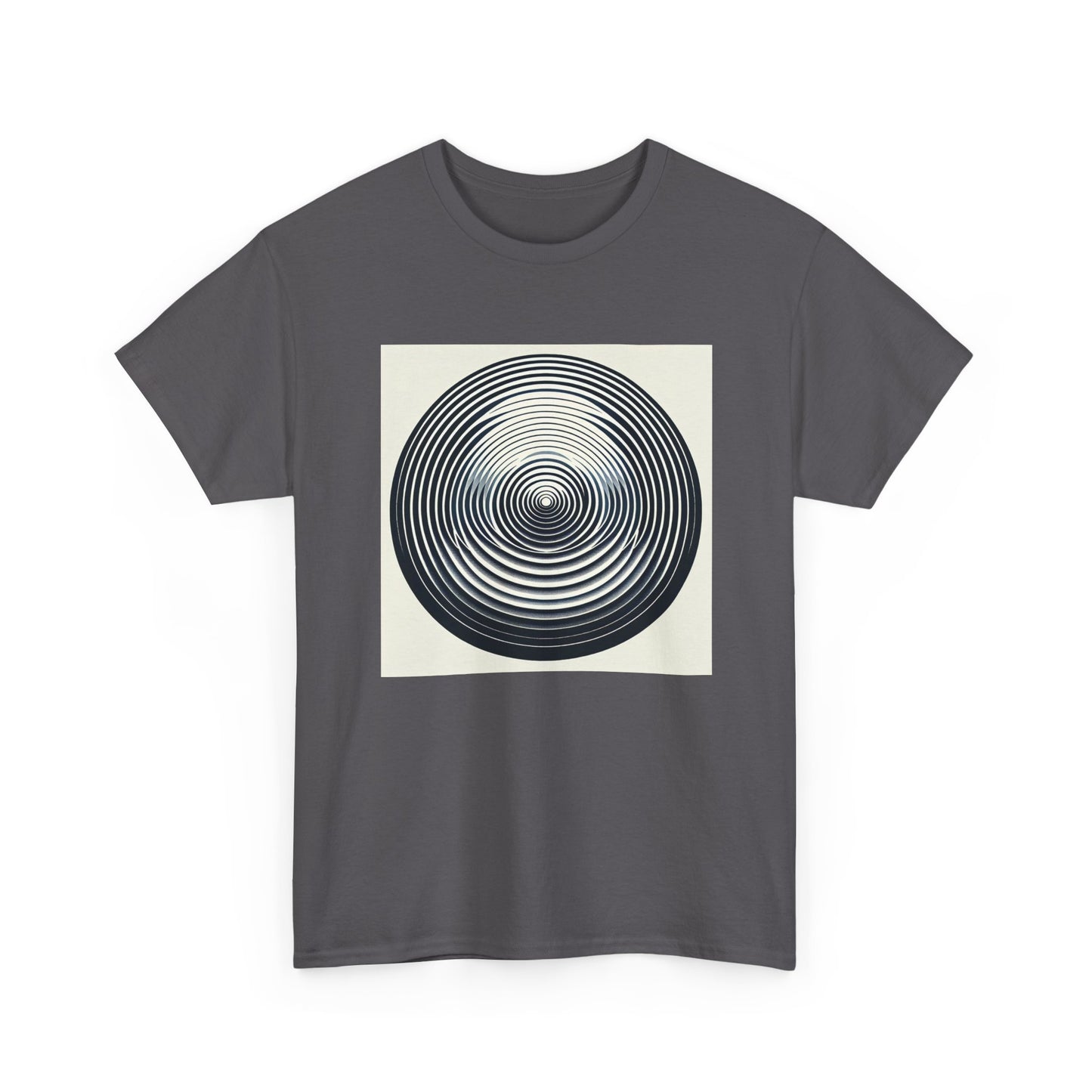 Depth Defying: Dive into the Concentric Illusion T-Shirt