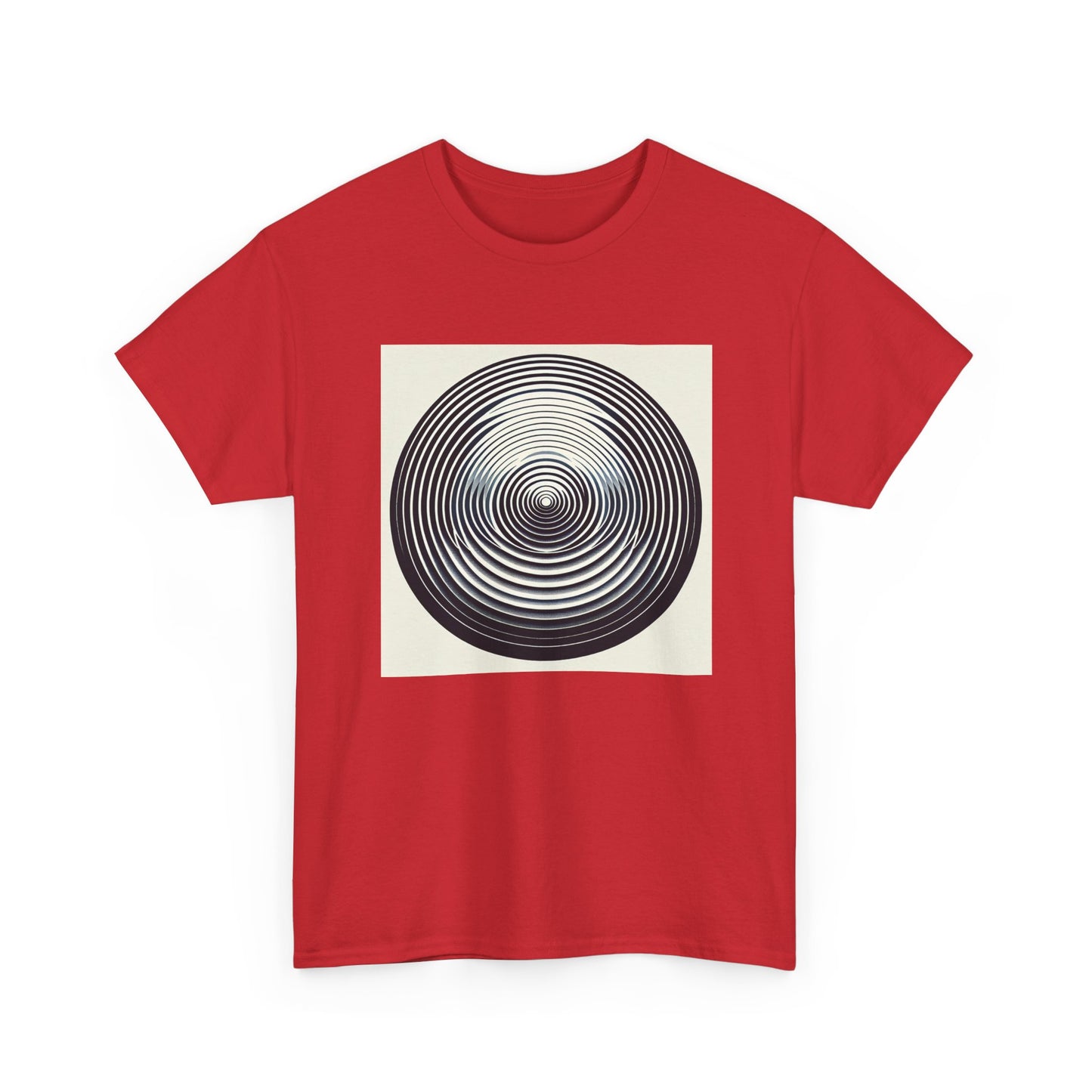 Depth Defying: Dive into the Concentric Illusion T-Shirt