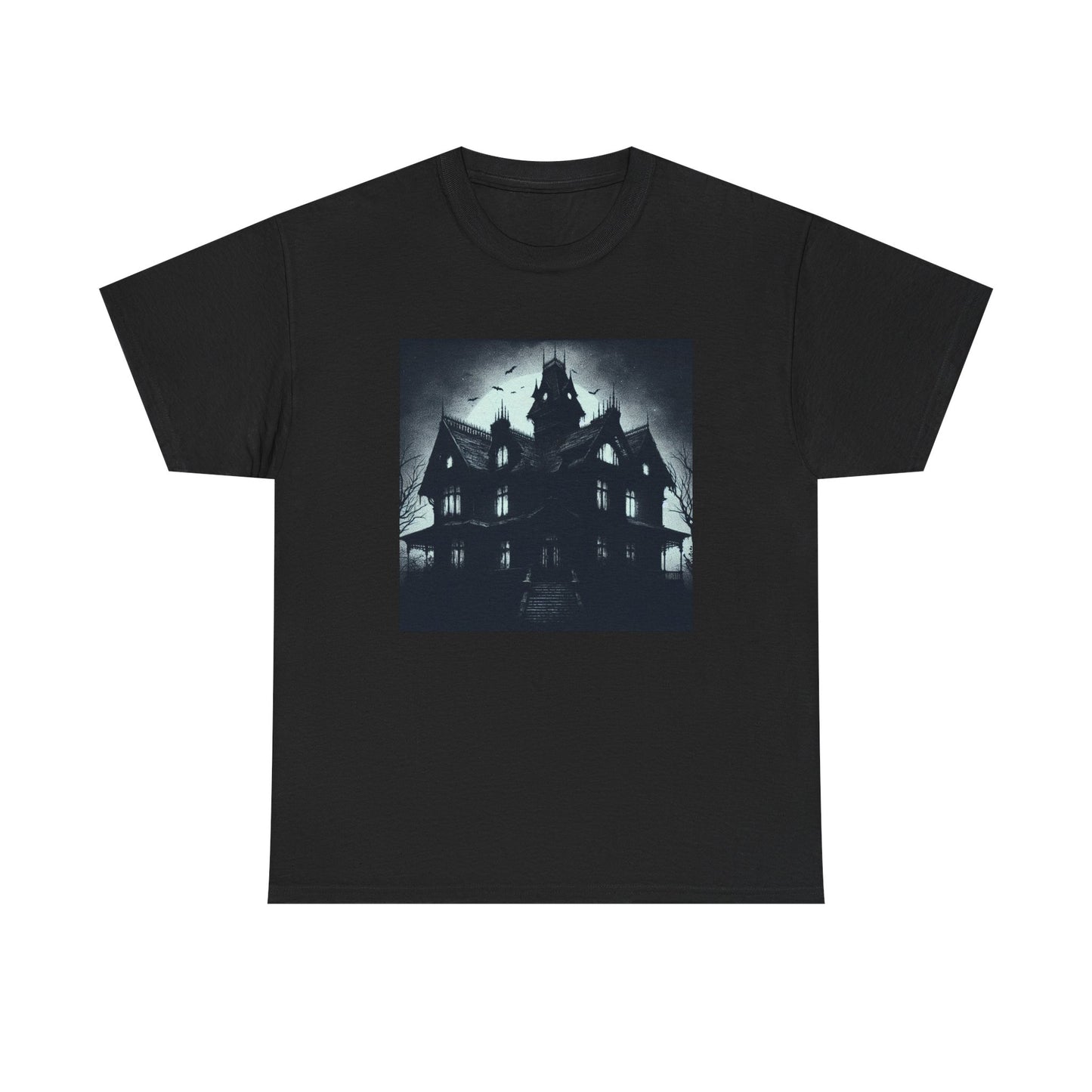Haunted Glow: Eerie Lights in the Gloom T-Shirt