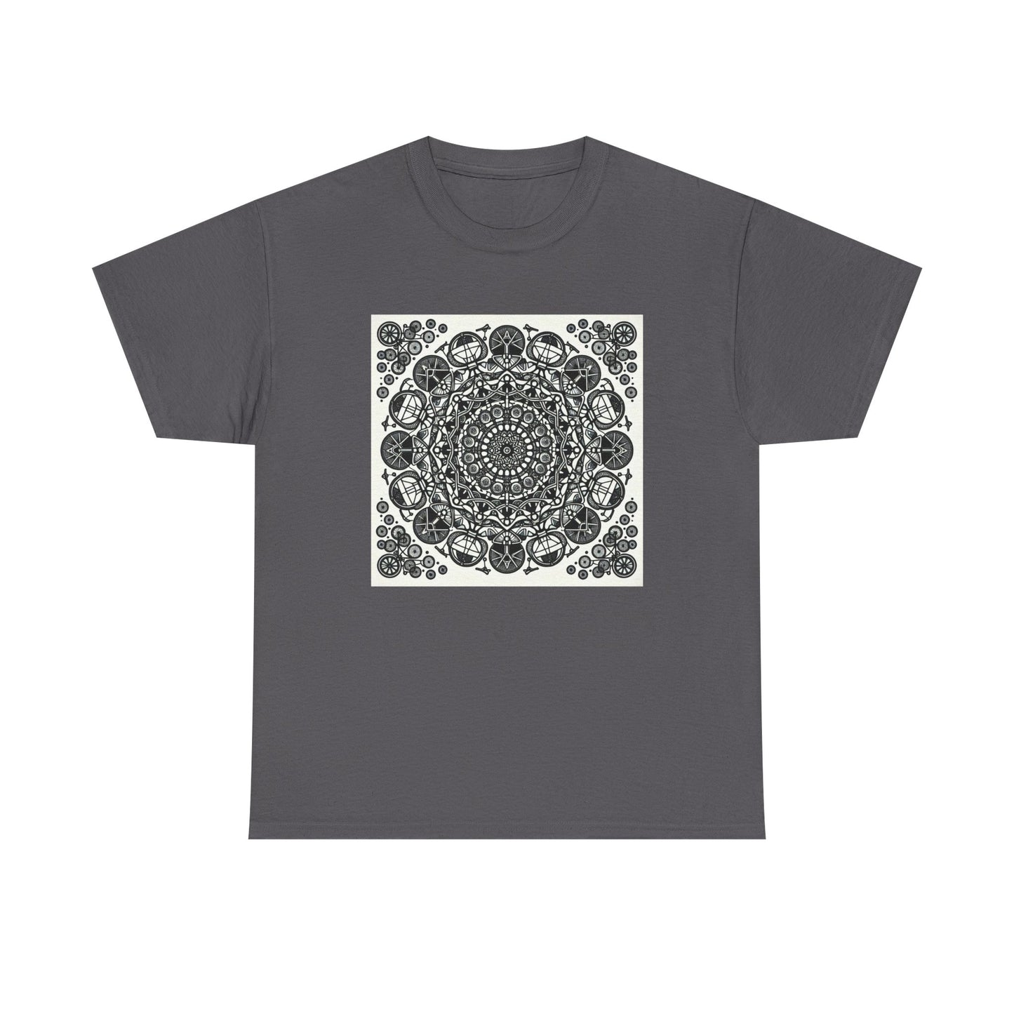 Pedal Patterns: Mandala Magic on Wheels T-Shirt