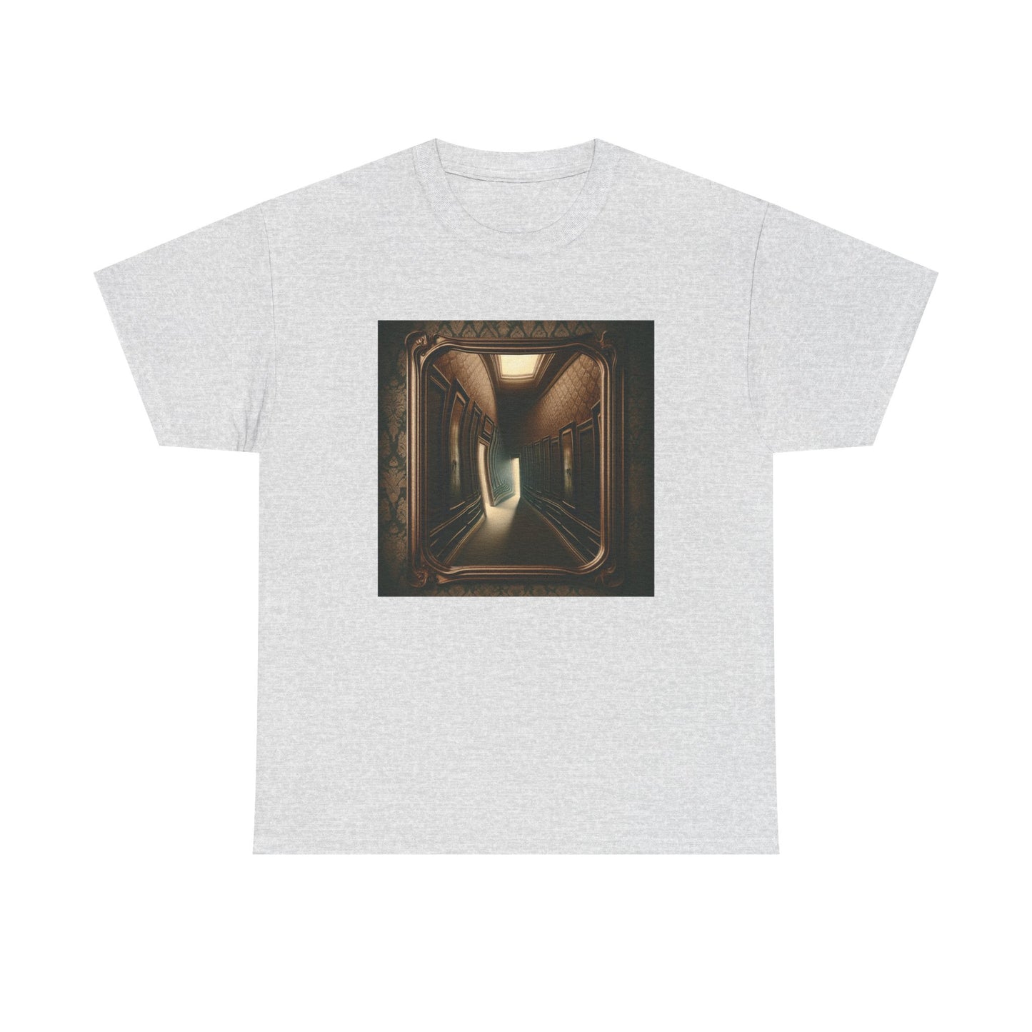Echoes of Emptiness: Hallway Illusion Tee T-Shirt