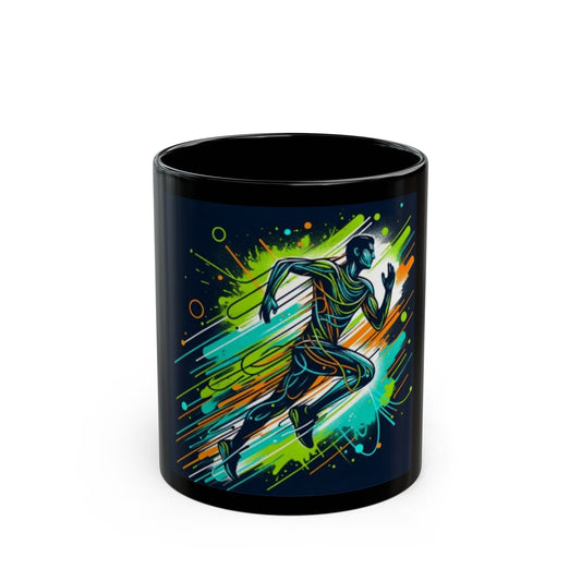 Energetic design Black Mug (11oz, 15oz)