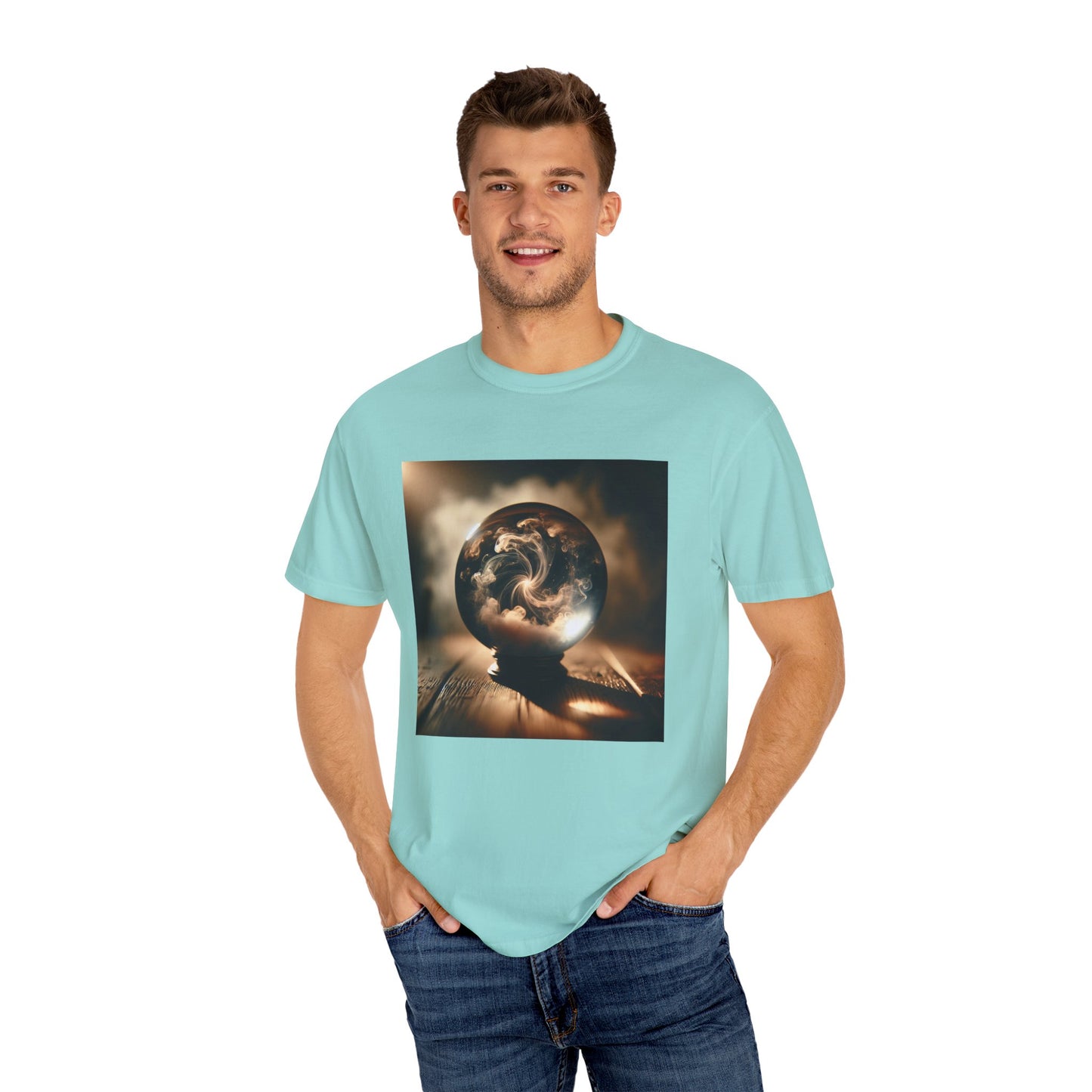Enchanted Glimpse: Mystical Visions Swirling Within T-Shirt