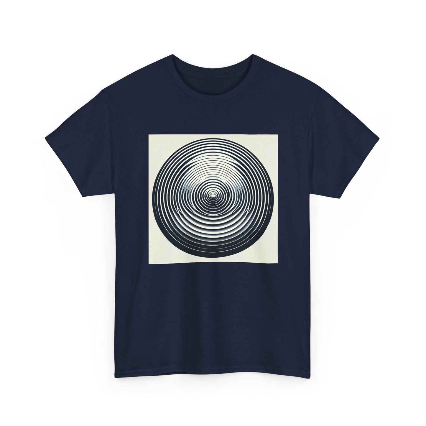 Depth Defying: Dive into the Concentric Illusion T-Shirt