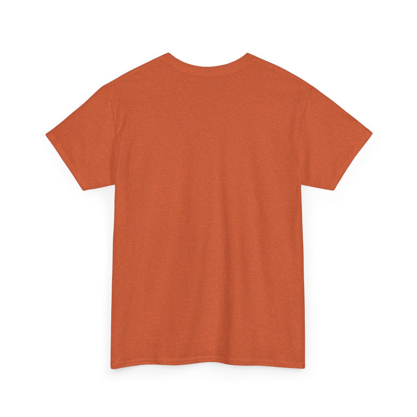 Fractal Flames: Ignite Your Style in Orange T-Shirt