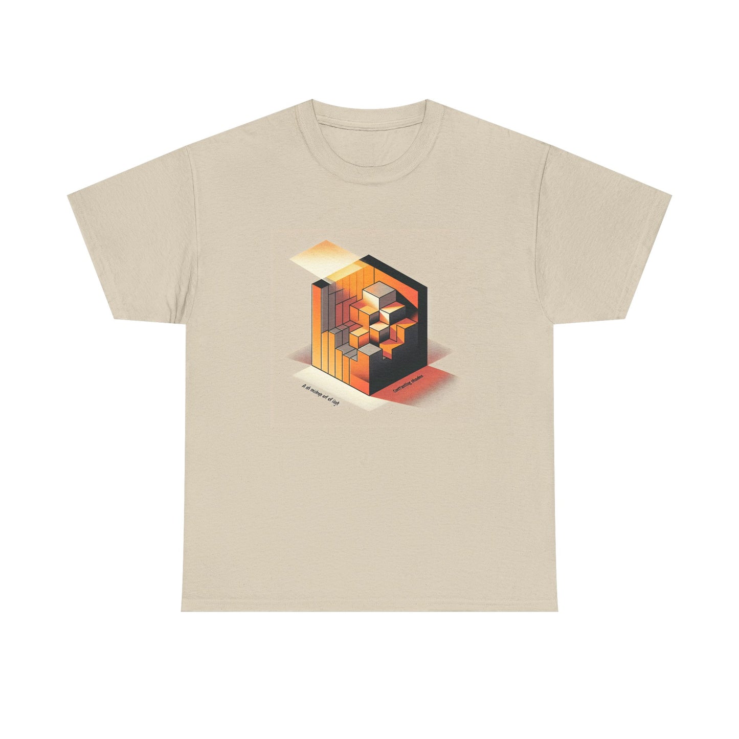 Step Up in Style: 3D Staircase Tee T-Shirt