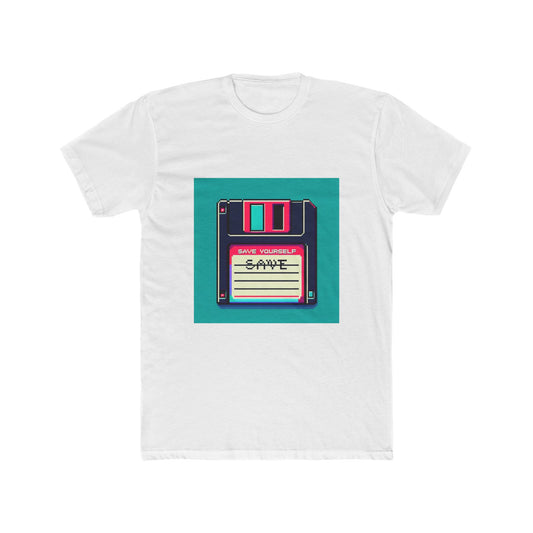 Floppy Fresh: Save Yourself in Retro Pixels! T-Shirt