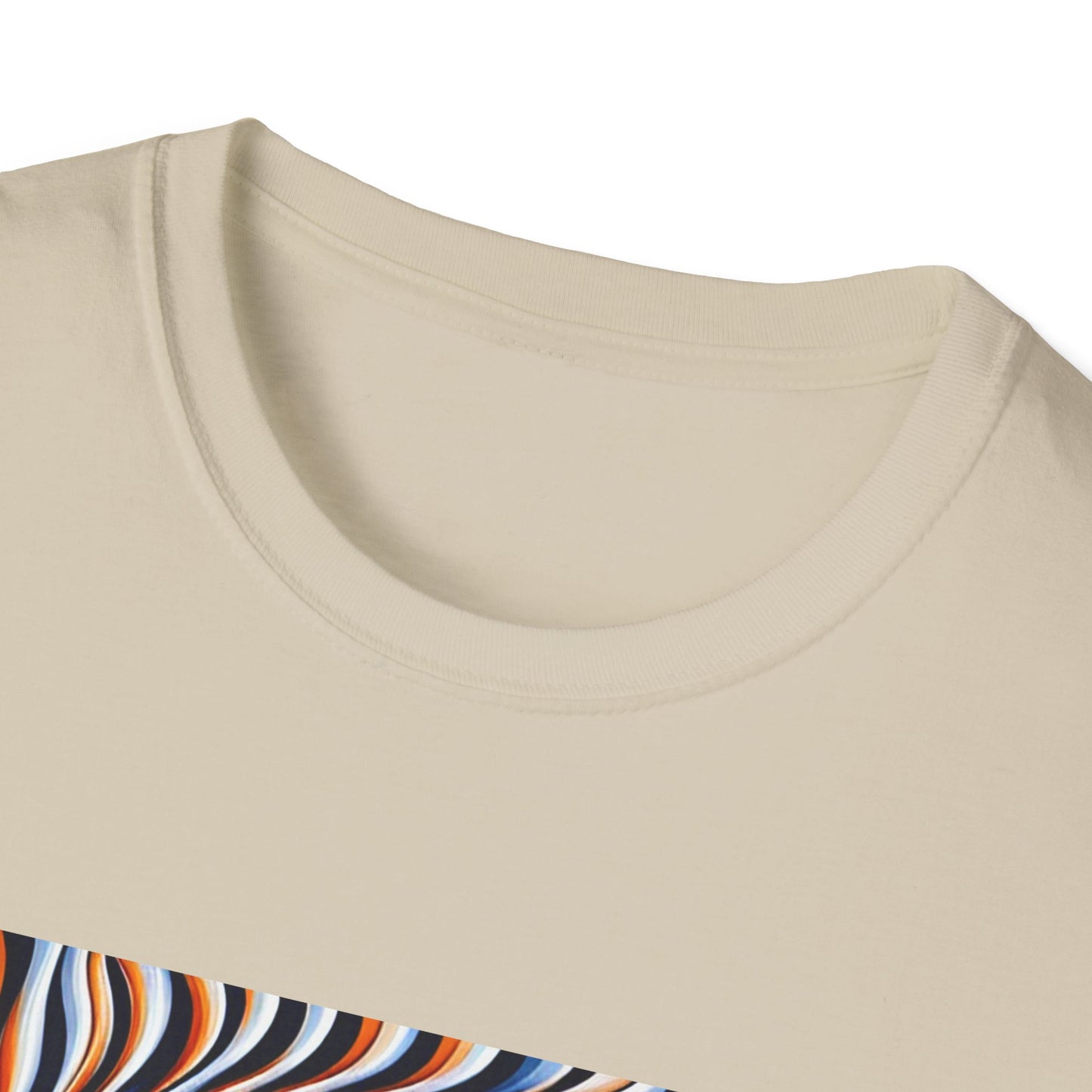 Sweet Swirl: Dive Into the Orange Illusion T-Shirt
